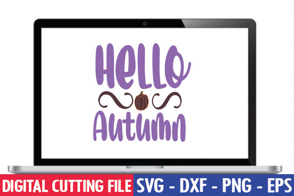 Hello Autumn SVG SVG thesvgfactory 
