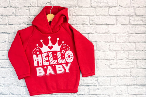 Hello baby, baby SVG SVG DESIGNISTIC 