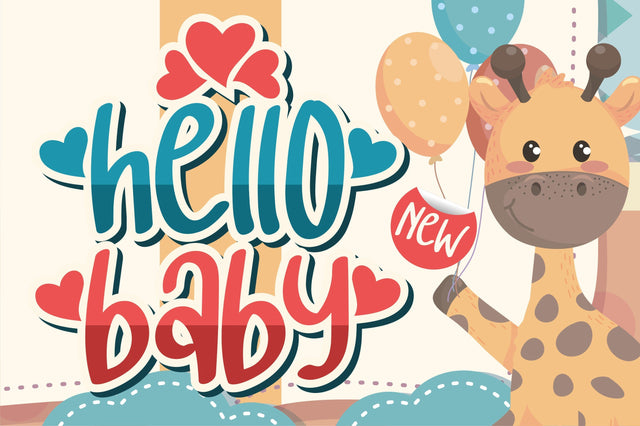 Hello Baby Font Letterena Studios 