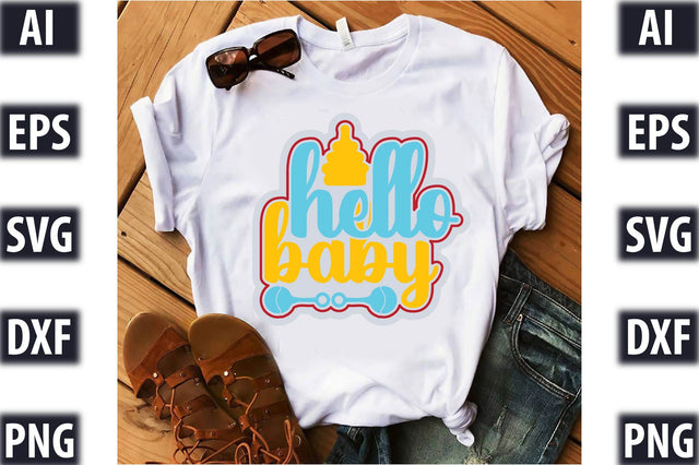 hello baby SVG SVGista 