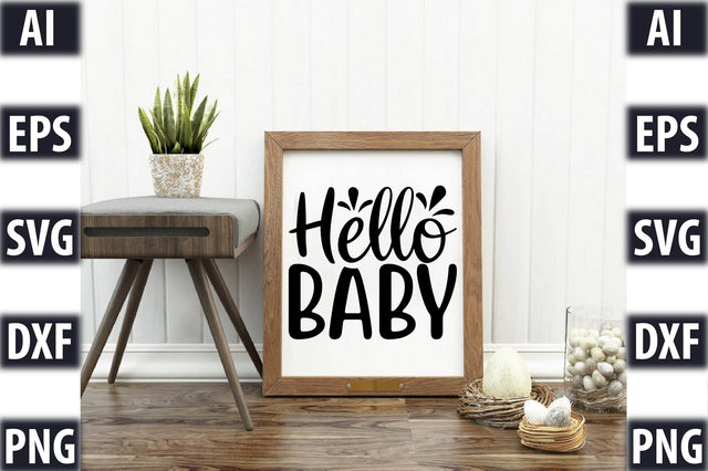 Hello Baby SVG SVGista 