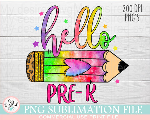 Hello Back To School Png Bundle, First Day Of School Png Bundle, Hello Kindergarten, Hello Pre-K, Hello First Grade Png, Hello Second Grade Sublimation MyDesiredSVG 