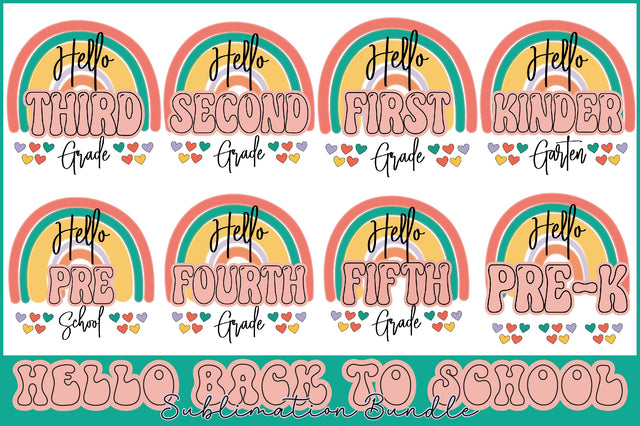 Hello Back to School Sublimation Bundle Sublimation Jagonath Roy 