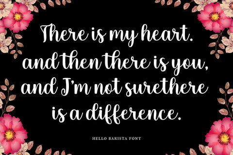 Hello Bakista Script Font muhammadzeky 