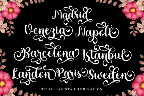 Hello Bakista Script Font muhammadzeky 