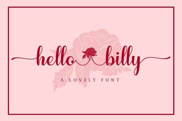 Hello Billy Font Muhajir 