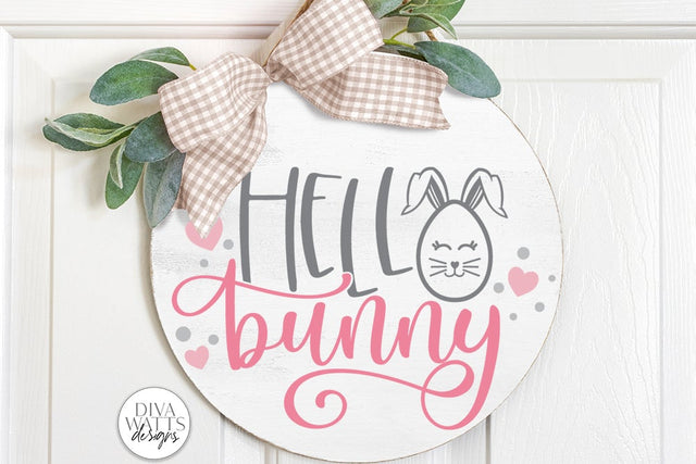 Hello Bunny SVG | Easter Design SVG Diva Watts Designs 