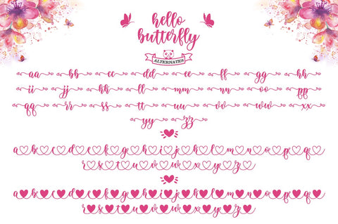 hello butterfly Font IRF Lab Studio 