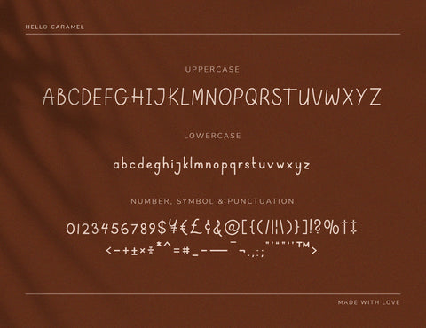 Hello Caramel Monoline Handwriting Font inferno.studio3 