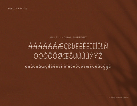 Hello Caramel Monoline Handwriting Font inferno.studio3 