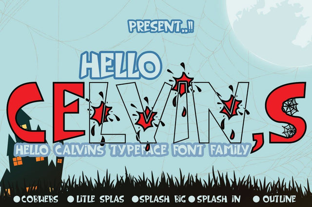 Hello Celvins Font JH-CreativeFont 