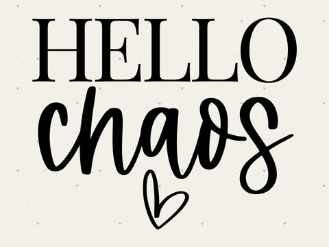 Hello Chaos SVG SVG Toteally Creations 