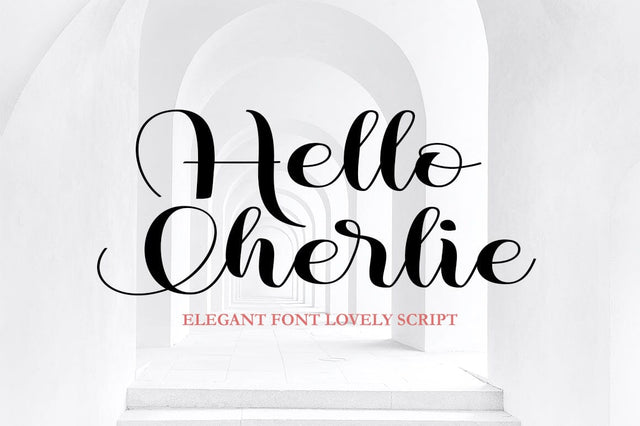 Hello Cherlie Font gatype 