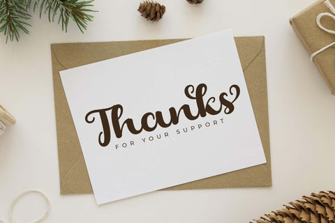 Hello Christmas Font love script 