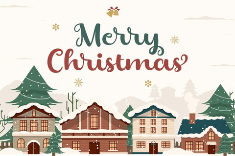 Hello Christmas Font love script 