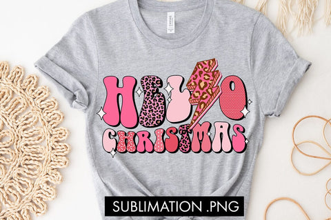 Hello Christmas PNG Sublimation Sublimation Freeling Design House 