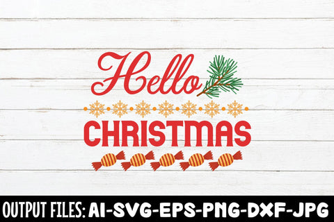 Hello Christmas svg design SVG Rafiqul20606 