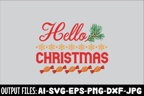 Hello Christmas svg design SVG Rafiqul20606 