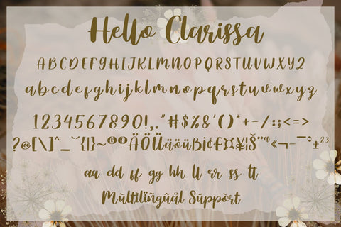 Hello Clarissa Font Mengulirpena 
