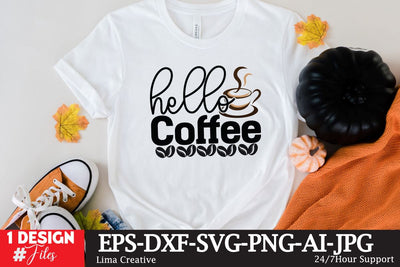 Hello Coffee SVG Cute File SVG Insomnia Std 