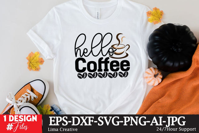 Hello Coffee SVG Cute File SVG Insomnia Std 