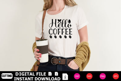 Hello Coffee SVG Shahin alam 