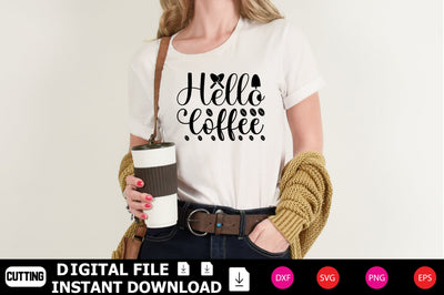 Hello Coffee SVG Shahin alam 