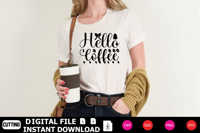 Hello Coffee SVG Shahin alam 