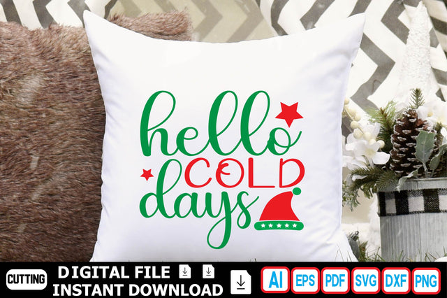 Hello Cold Days SVG Craftlabsvg24 