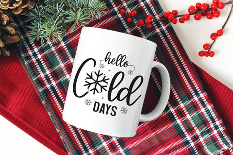 Hello Cold Days, Winter SVG Design SVG futivesvg 