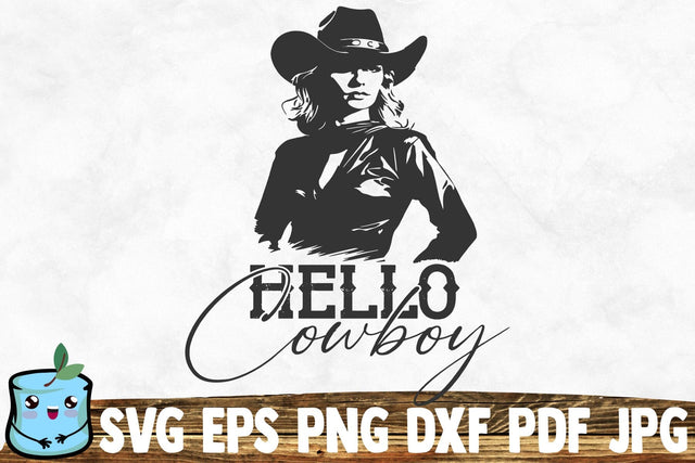 Hello Cowboy SVG MintyMarshmallows 