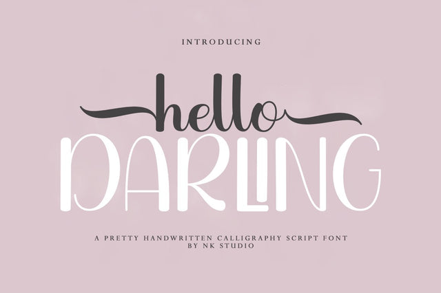 Hello Darling Font Nurul Kamal 