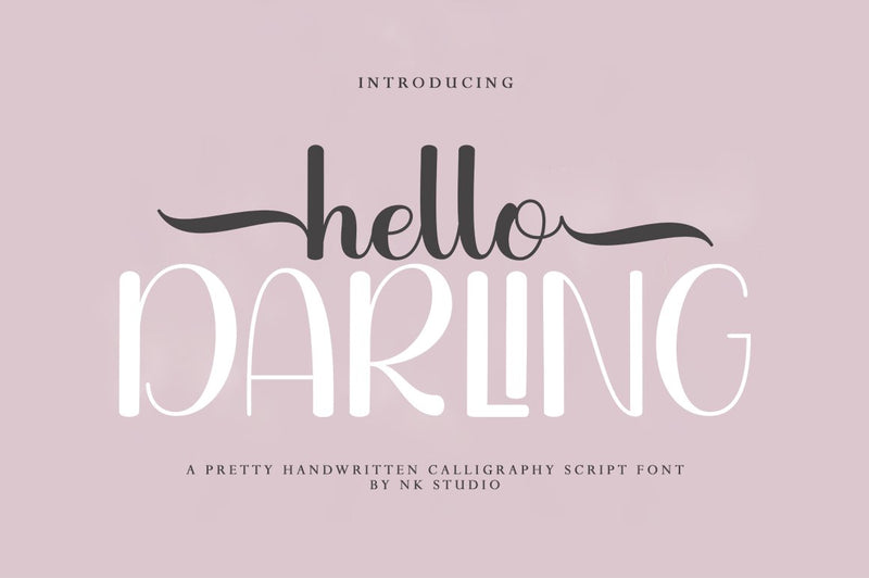 Hello Darling Font Nurul Kamal 