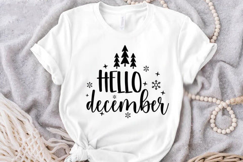 Hello december, Christmas SVG SVG FiveStarCrafting 