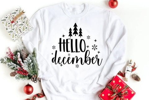 Hello december, Christmas SVG SVG FiveStarCrafting 