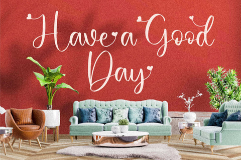 Hello December Font Letterena Studios 