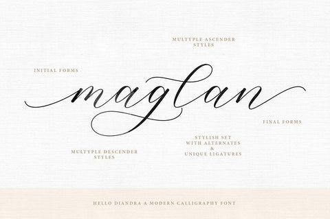Hello Diandra Font Fargun Studio 