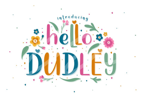 Hello Dudley Font tlatoustype 