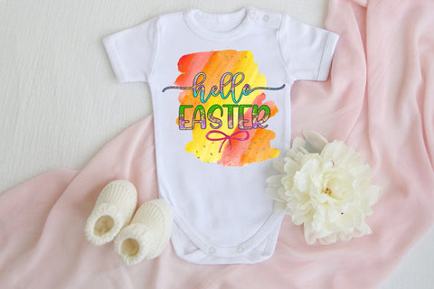 Hello Easter Sublimation I Easter Sublimation I Easter PNG Sublimation Happy Printables Club 