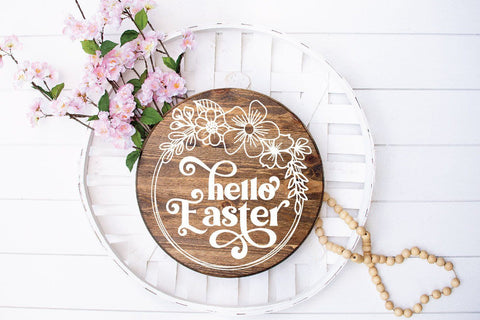 Hello Easter SVG File SVG Old Market 