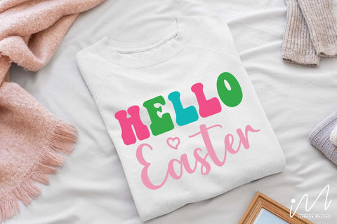 Hello Easter svg, Happy Easter svg, Easter Day Svg, Easter Svg, Bunny Svg, Happy Easter Shirt svg, Easter Shirt Svg,family bunny svg SVG Isabella Machell 