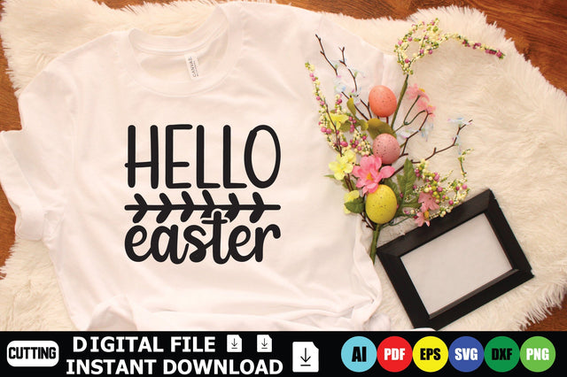 Hello Easter SVG Shahin alam 