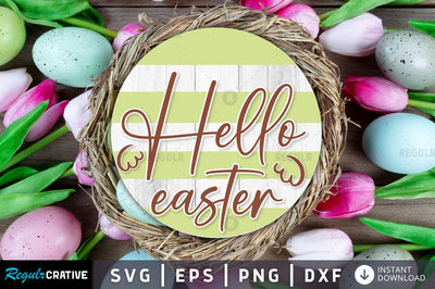 Hello easter SVG SVG Regulrcrative 