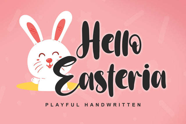 Hello Easteria Font Letterara 