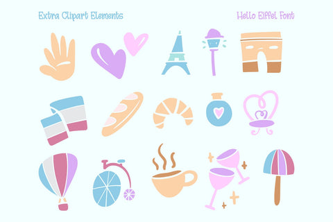 Hello Eiffel Font yumnatype 
