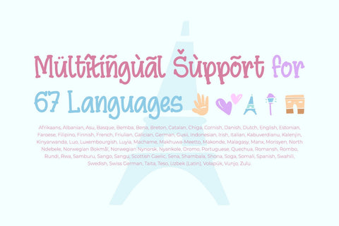 Hello Eiffel Font yumnatype 