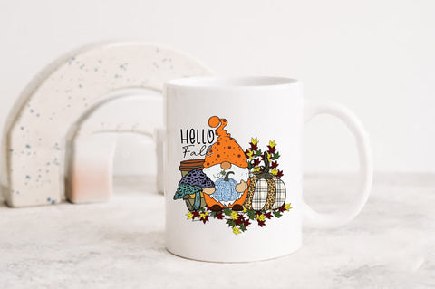 Hello Fall, Fall Gnome Sublimation Sublimation Jagonath Roy 