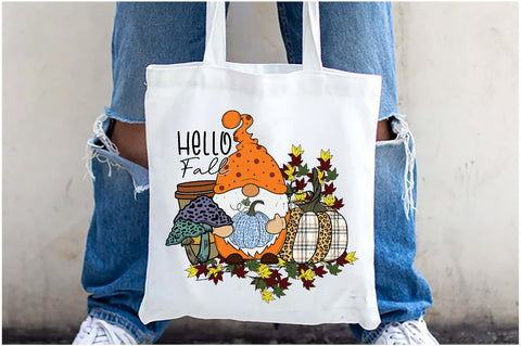 Hello Fall, Fall Gnome Sublimation Sublimation Jagonath Roy 
