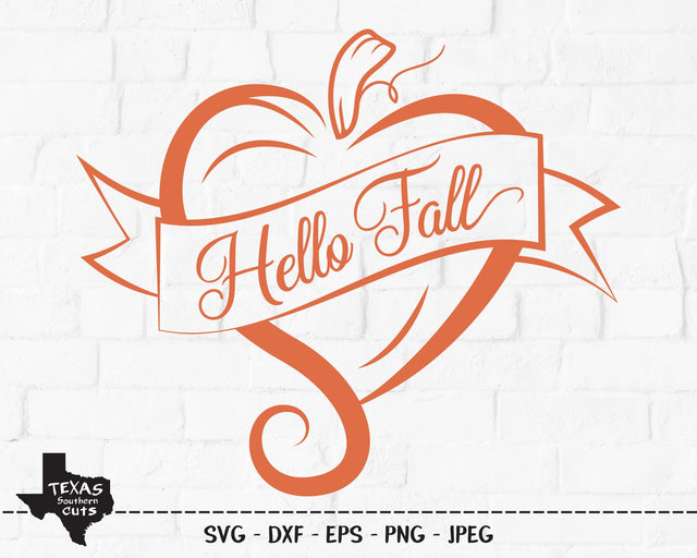 Hello Fall | Fall SVG SVG Texas Southern Cuts 