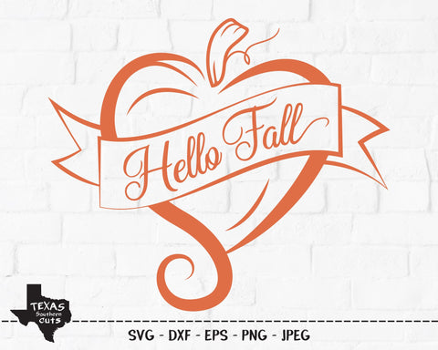 Hello Fall | Fall SVG SVG Texas Southern Cuts 